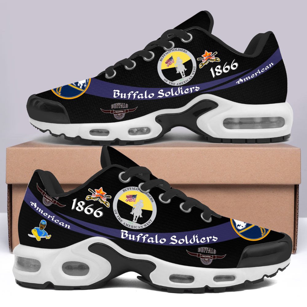 Wonder Print Shop Shoes - Buffalo Soldiers Cushion Sports Shoes