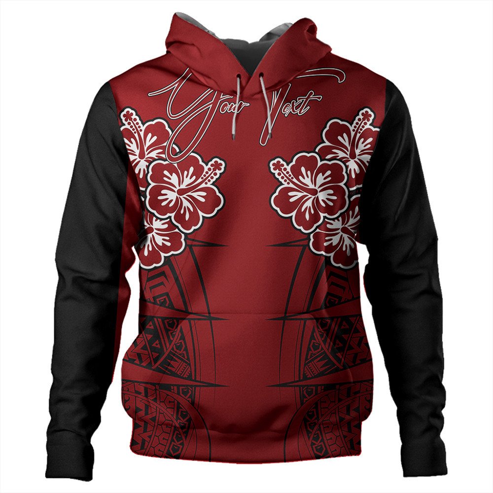 Polynesian Hoodie Custom Hawaii Spearhead Hibiscus Polynesian Hoodie LT10