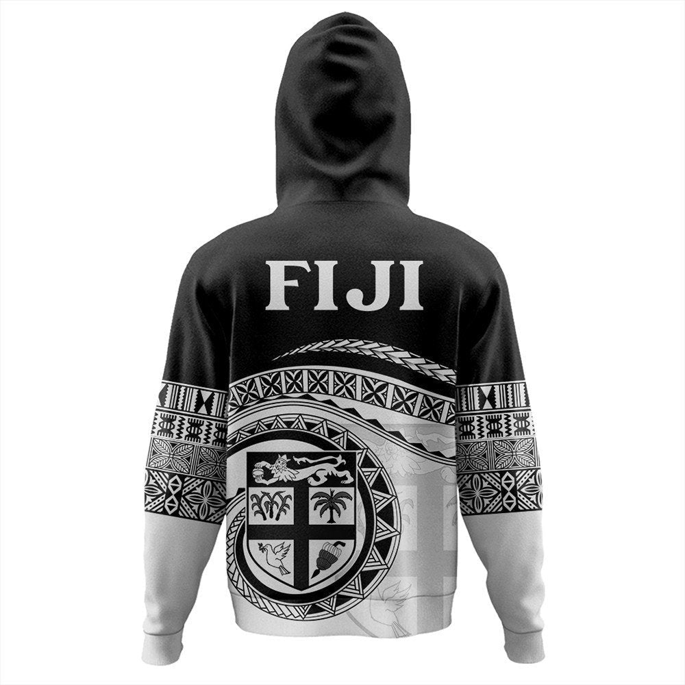 Polynesian Hoodie Fiji Rugby Concept Zip Hoodie LT10