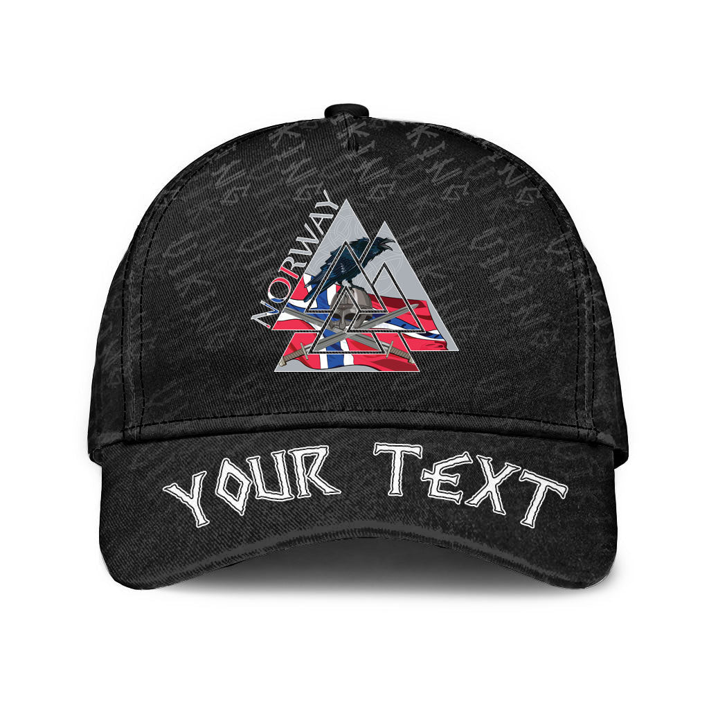 Wonder Print Shop Classic Cap - Custom Norway Valknut Classic Cap RLT7