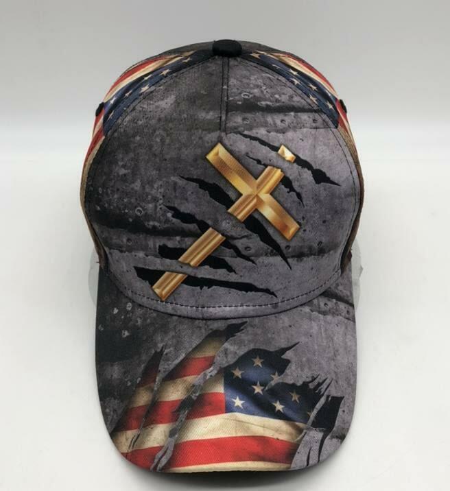 Jesus Cross America Classic Cap