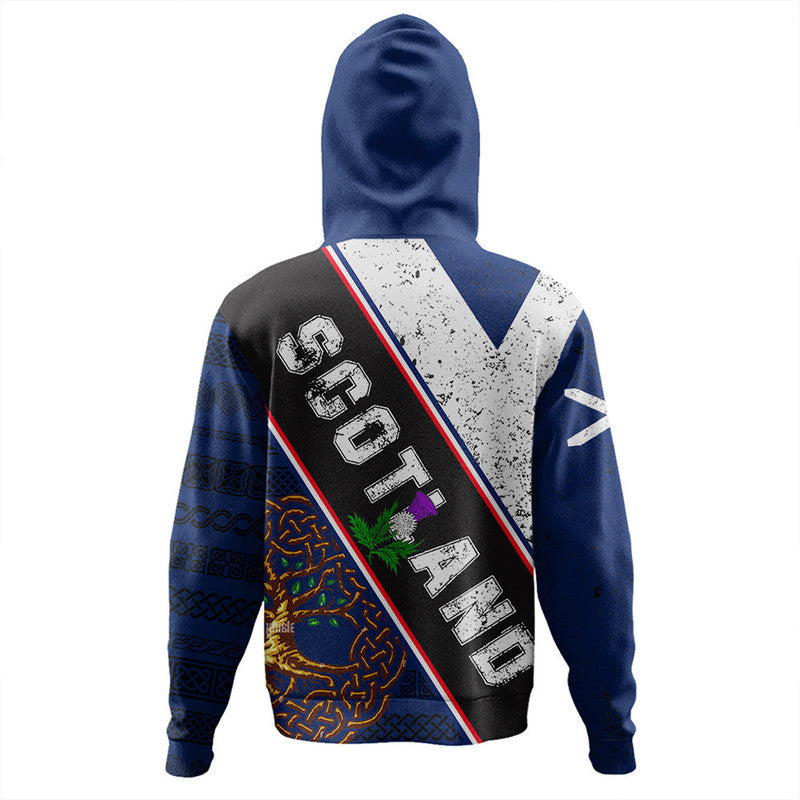 Scotland Pattern Flag Zip Hoodie RLT12