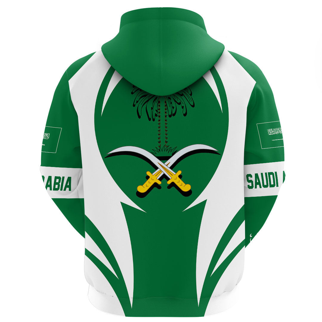 Saudi Arabia Hoodie Action Flag RLT7