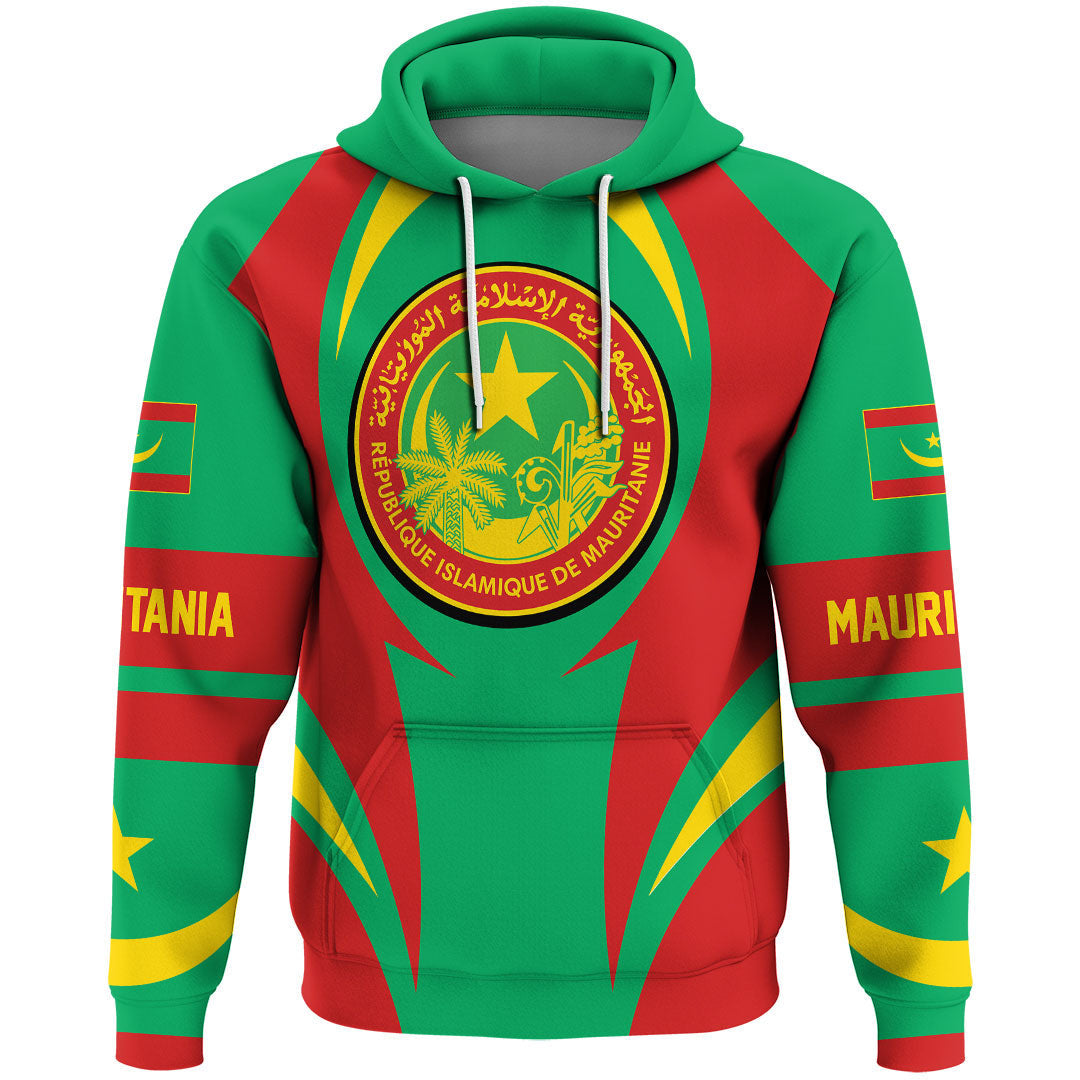 Mauritania Hoodie Action Flag RLT7