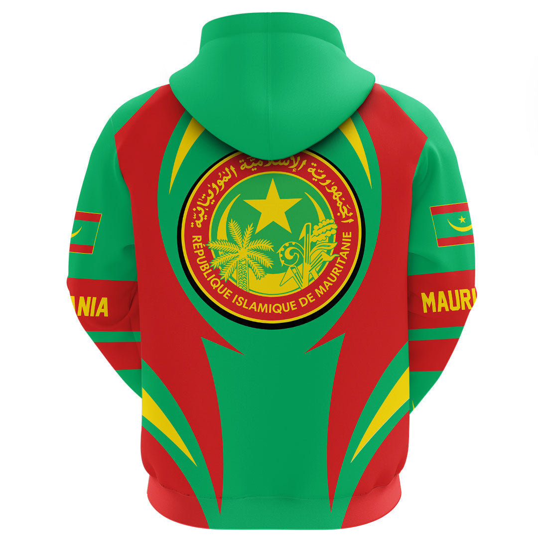 Mauritania Hoodie Action Flag RLT7