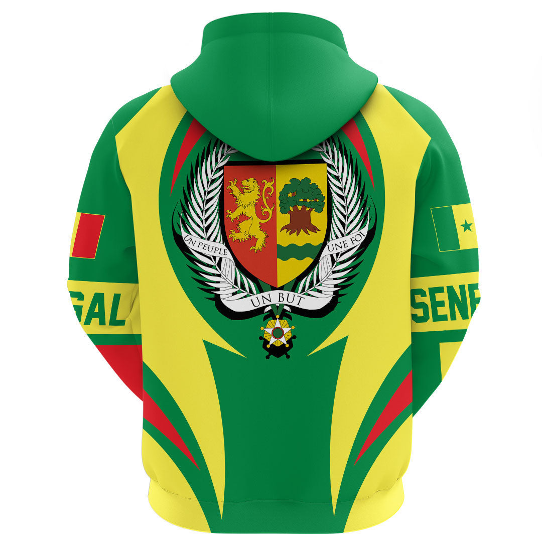 Senegal Hoodie Action Flag RLT7
