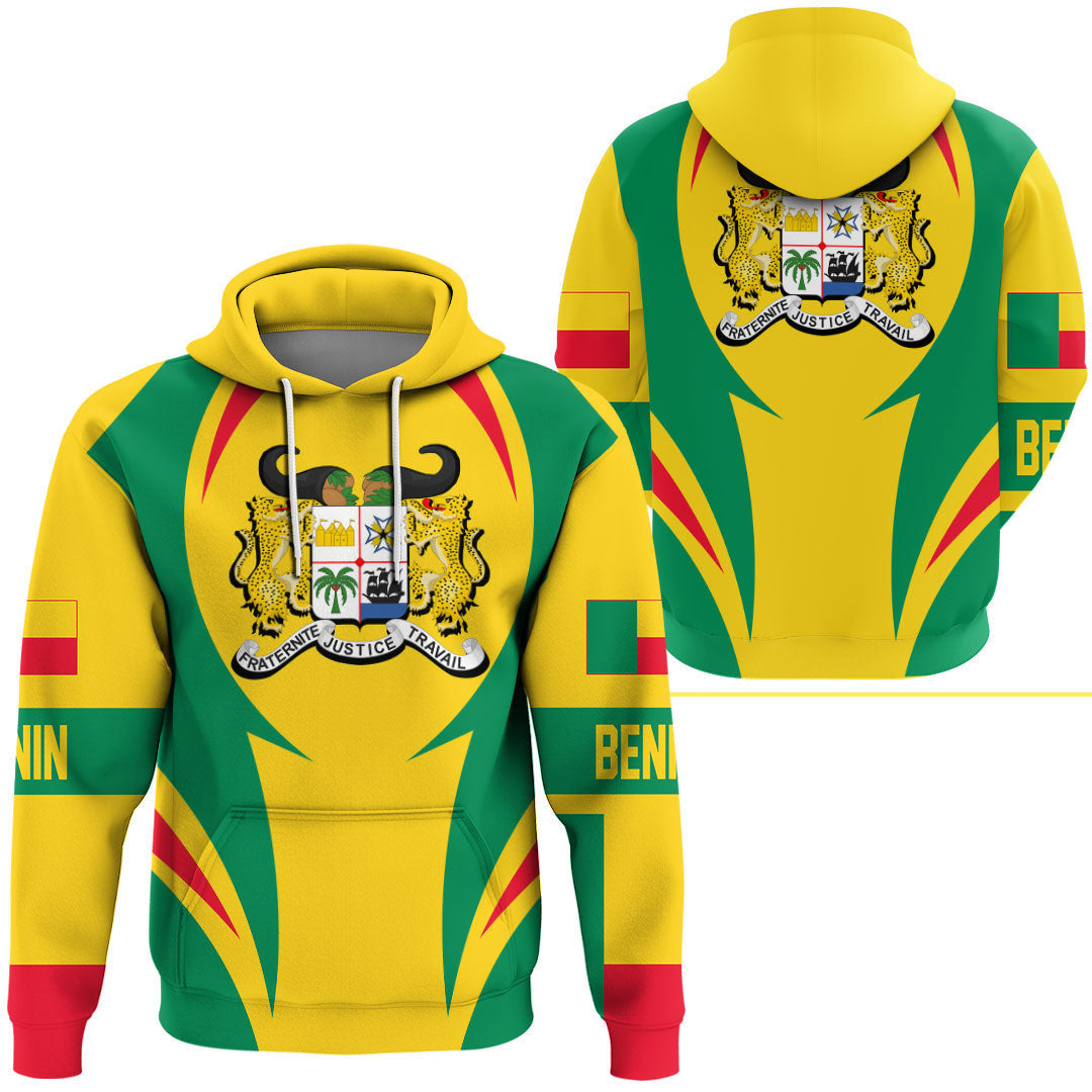 Benin Hoodie Action Flag RLT7