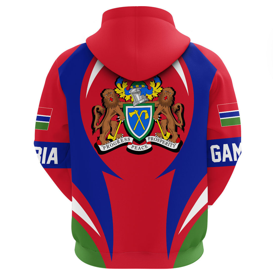Gambia Hoodie Action Flag RLT7