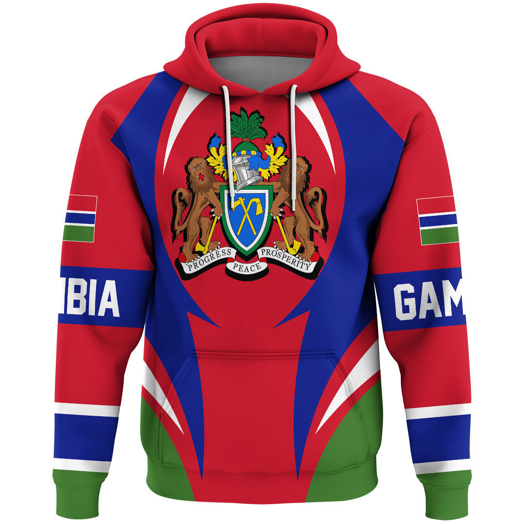 Gambia Hoodie Action Flag RLT7