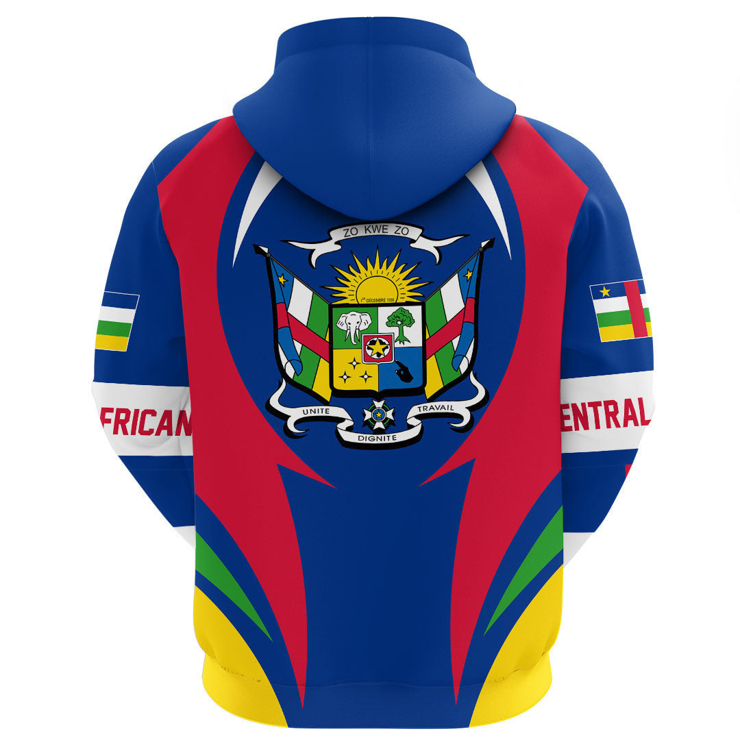 Central Africa Hoodie Action Flag RLT7
