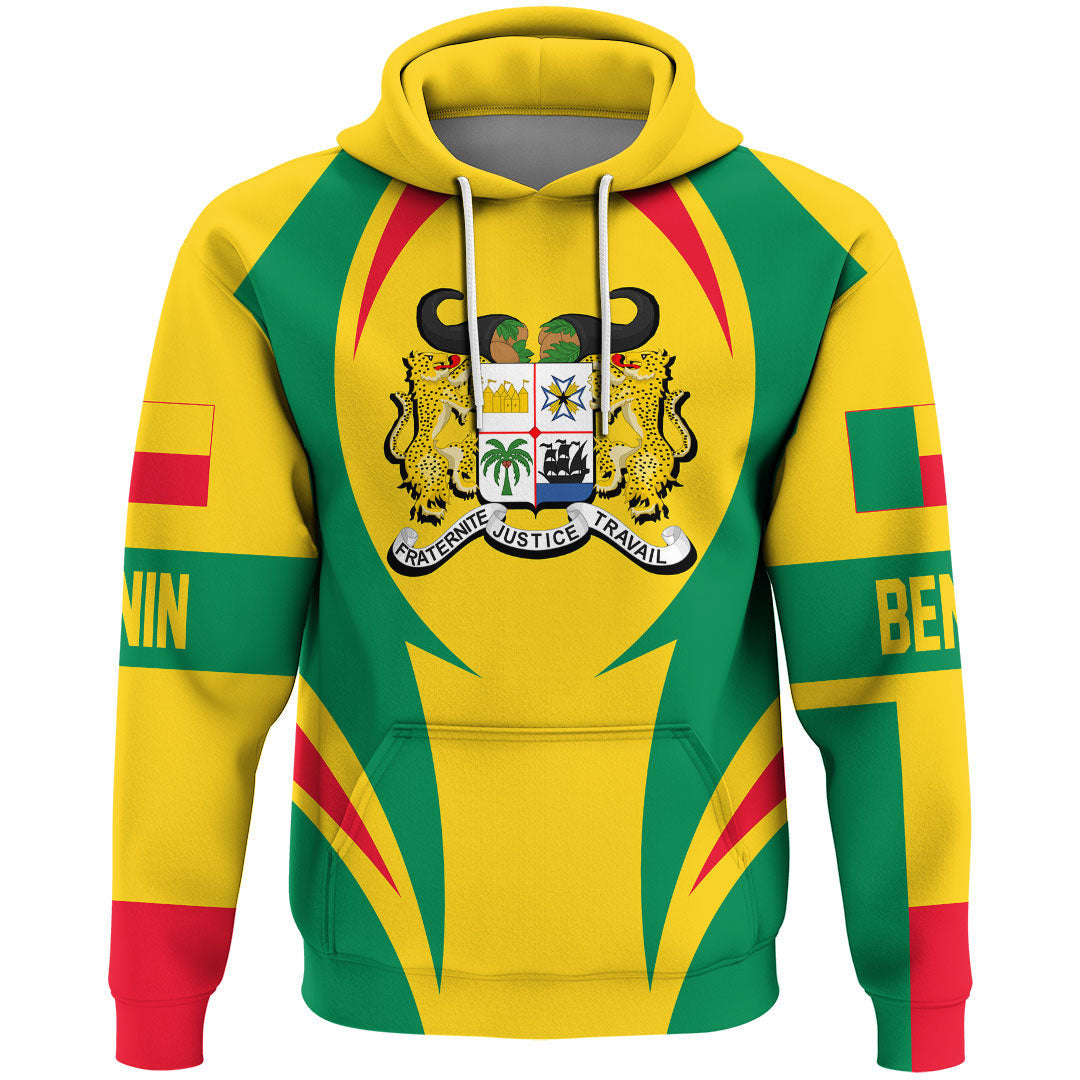 Benin Hoodie Action Flag RLT7