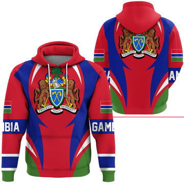 Gambia Hoodie Action Flag RLT7