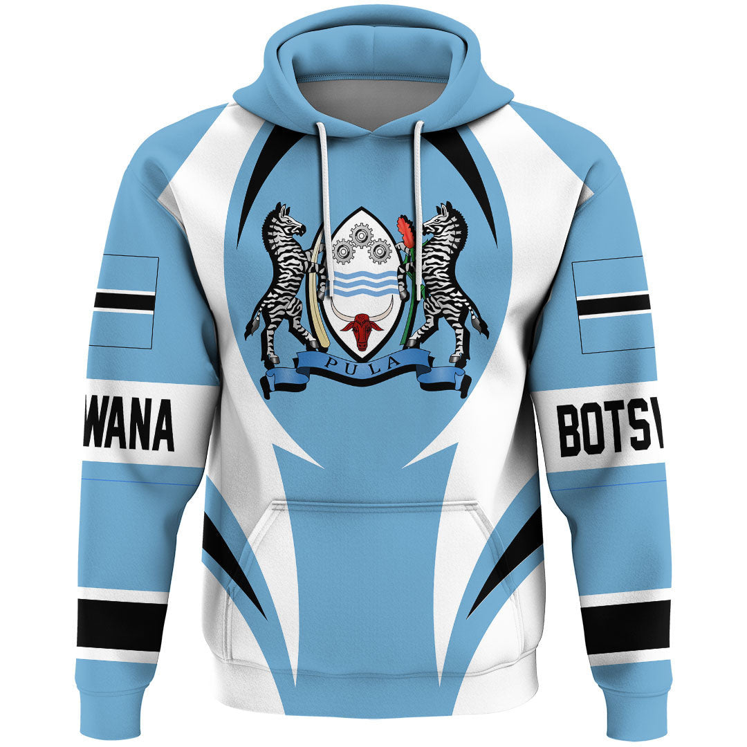 Botswana Hoodie Action Flag RLT7