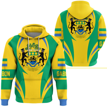 Gabon Hoodie Action Flag RLT7