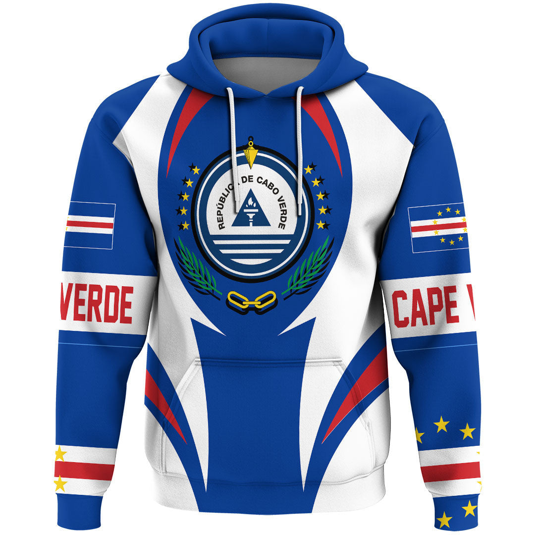 Cape Verde Hoodie Action Flag RLT7