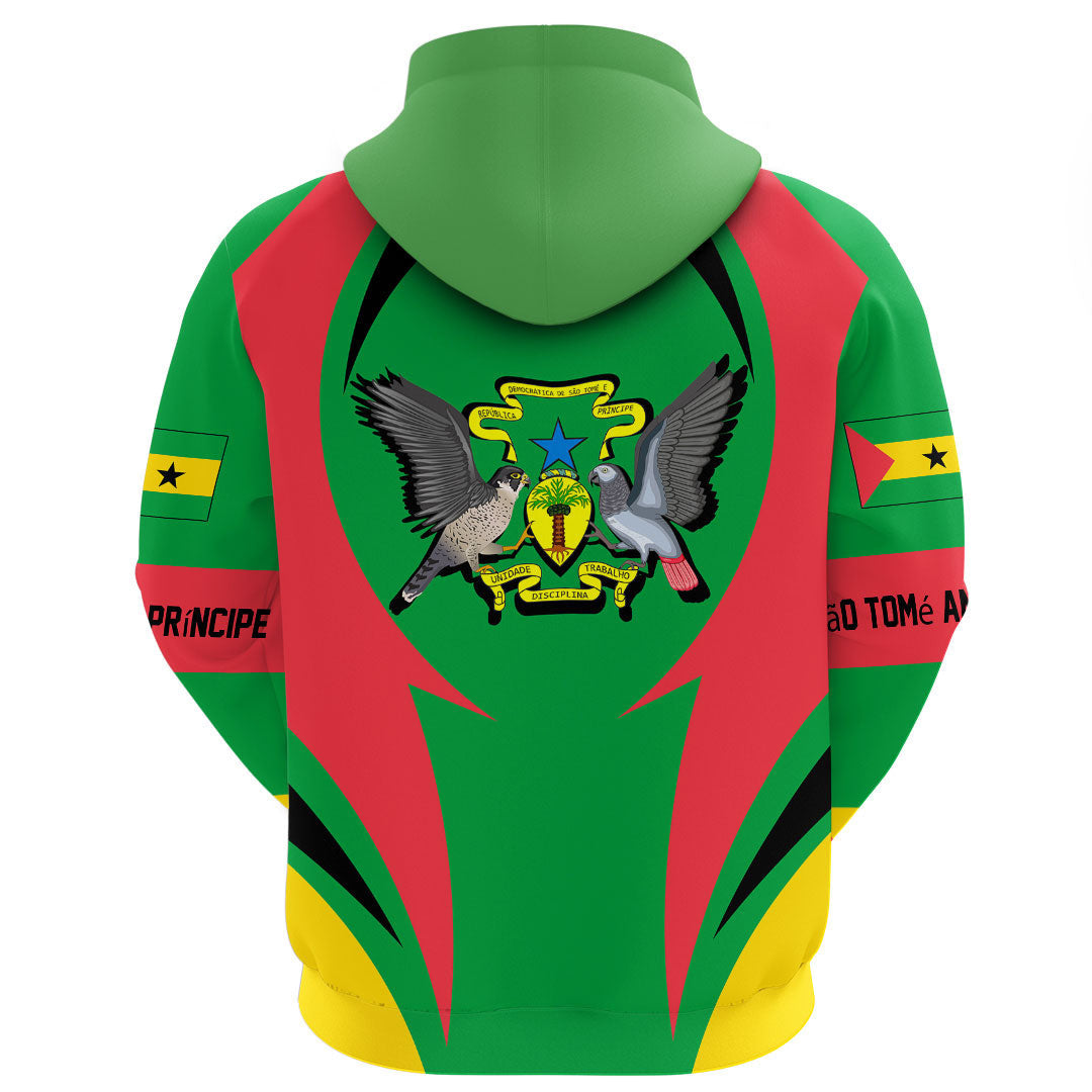 S o Tom and Prncipe Hoodie Action Flag RLT7