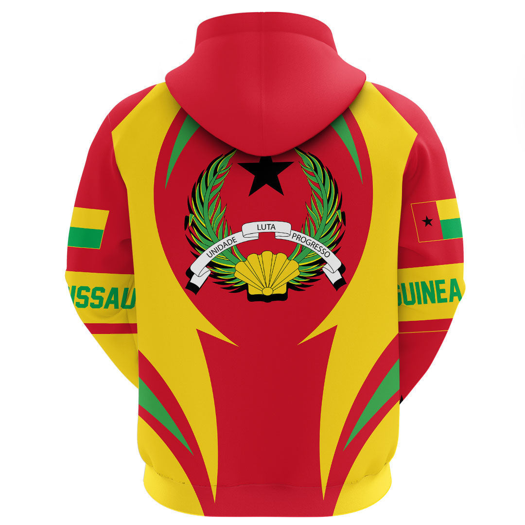 Guinea Bissau Hoodie Action Flag RLT7