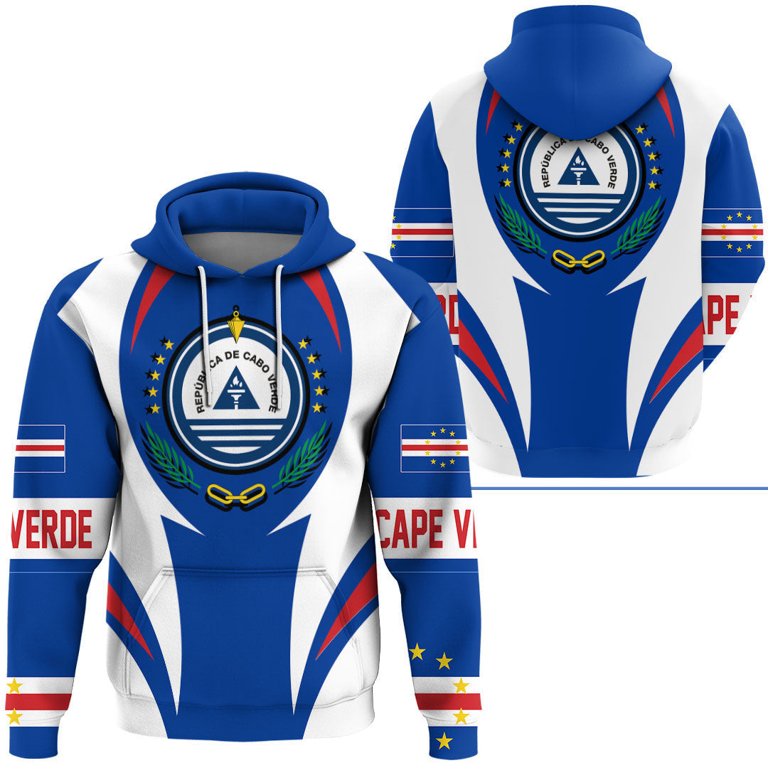 Cape Verde Hoodie Action Flag RLT7