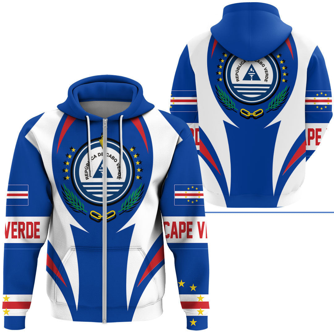 Cape Verde Hoodie Action Flag RLT7