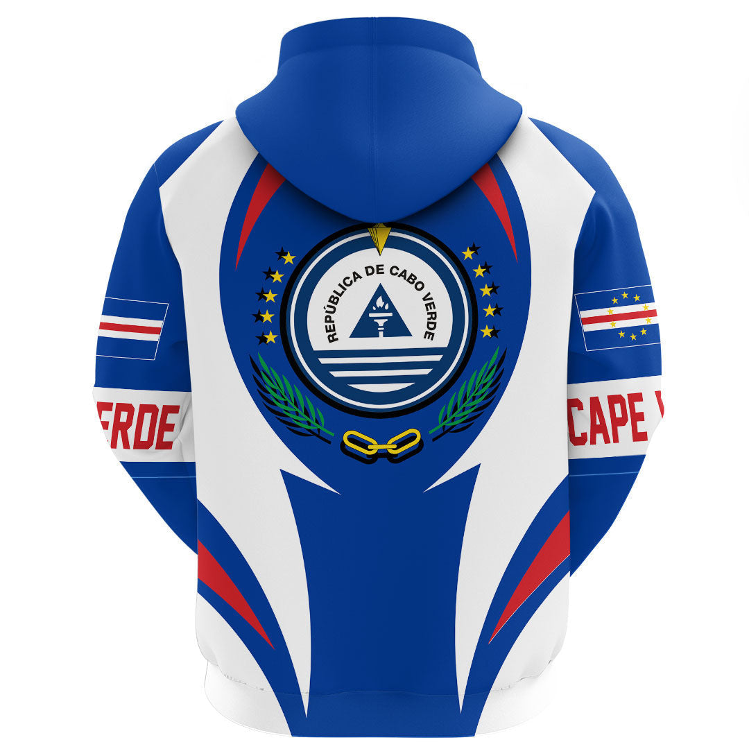 Cape Verde Hoodie Action Flag RLT7