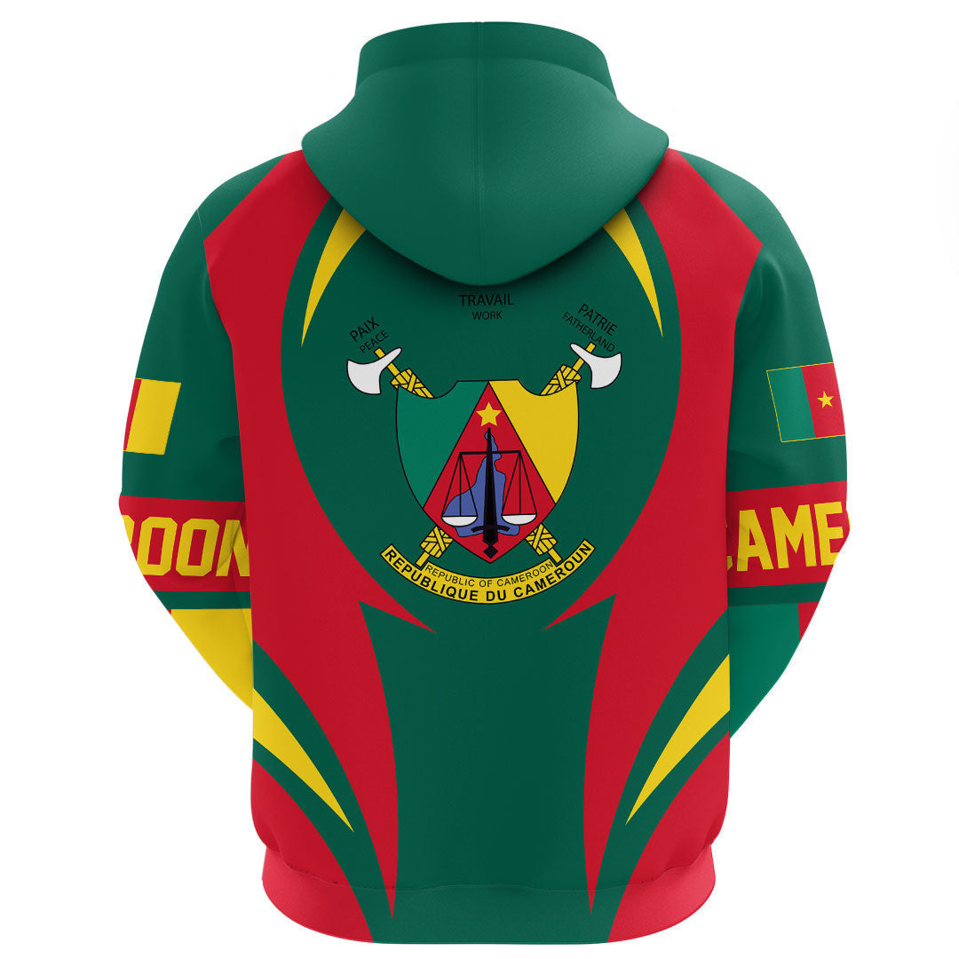Cameroon Hoodie Action Flag RLT7