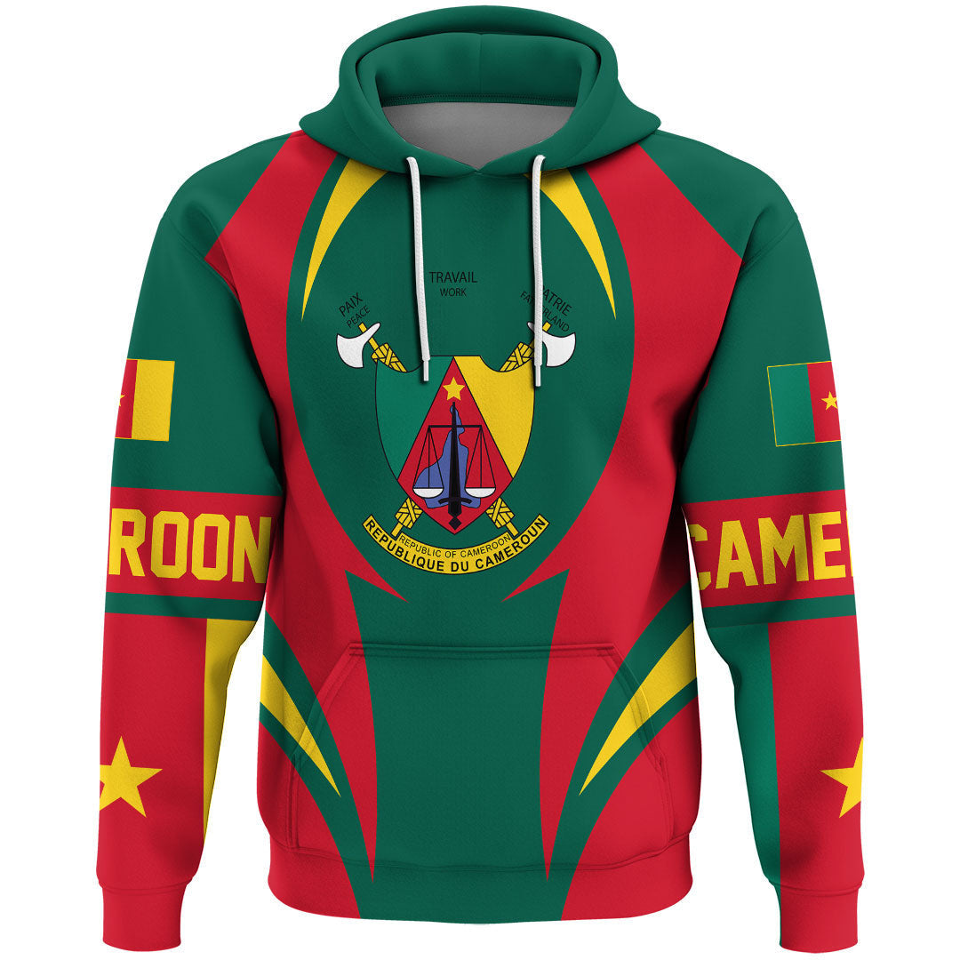 Cameroon Hoodie Action Flag RLT7