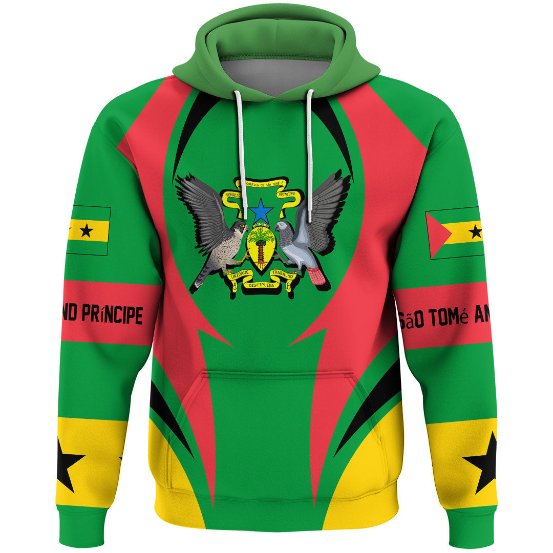 S o Tom and Prncipe Hoodie Action Flag RLT7