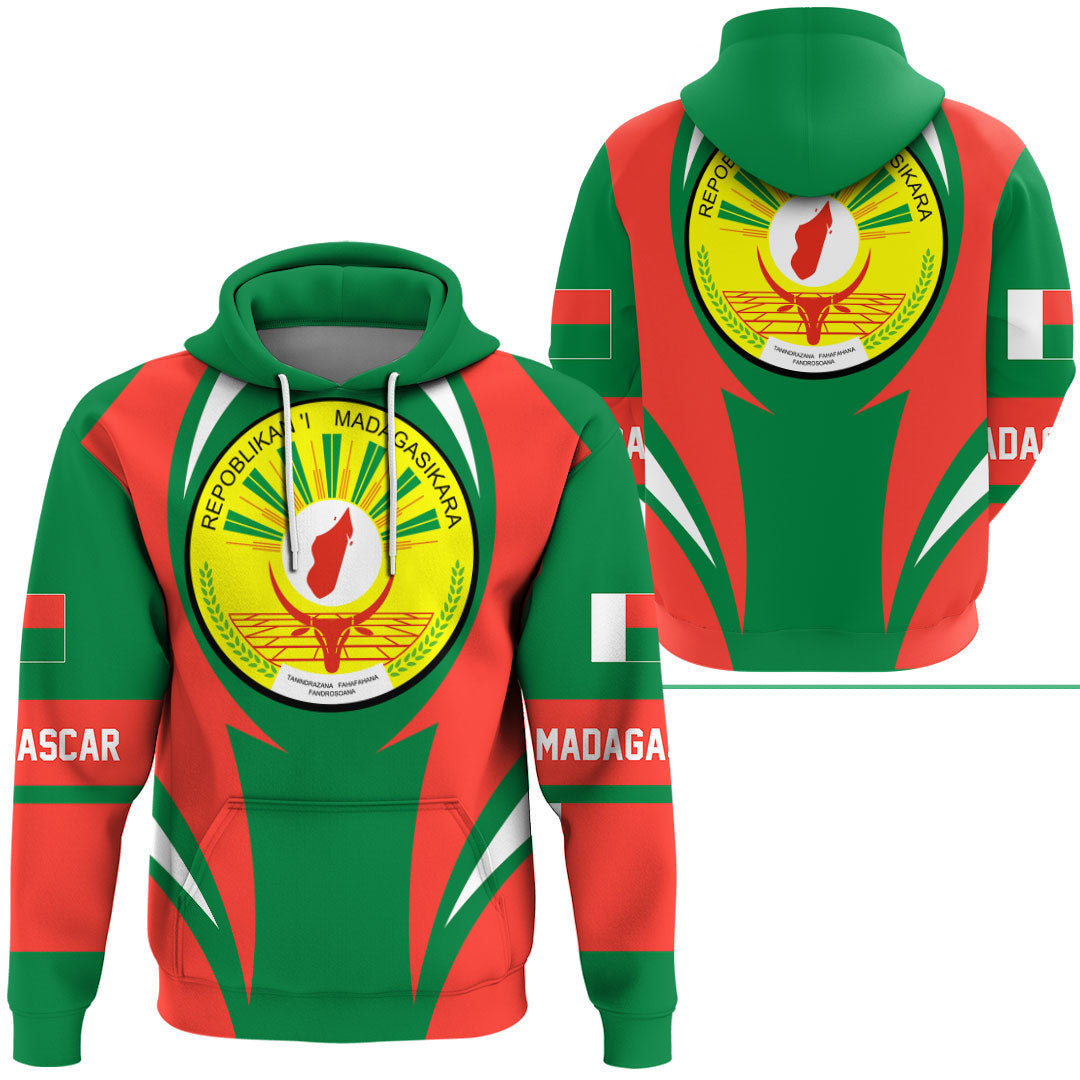 Madagascar Hoodie Action Flag RLT7