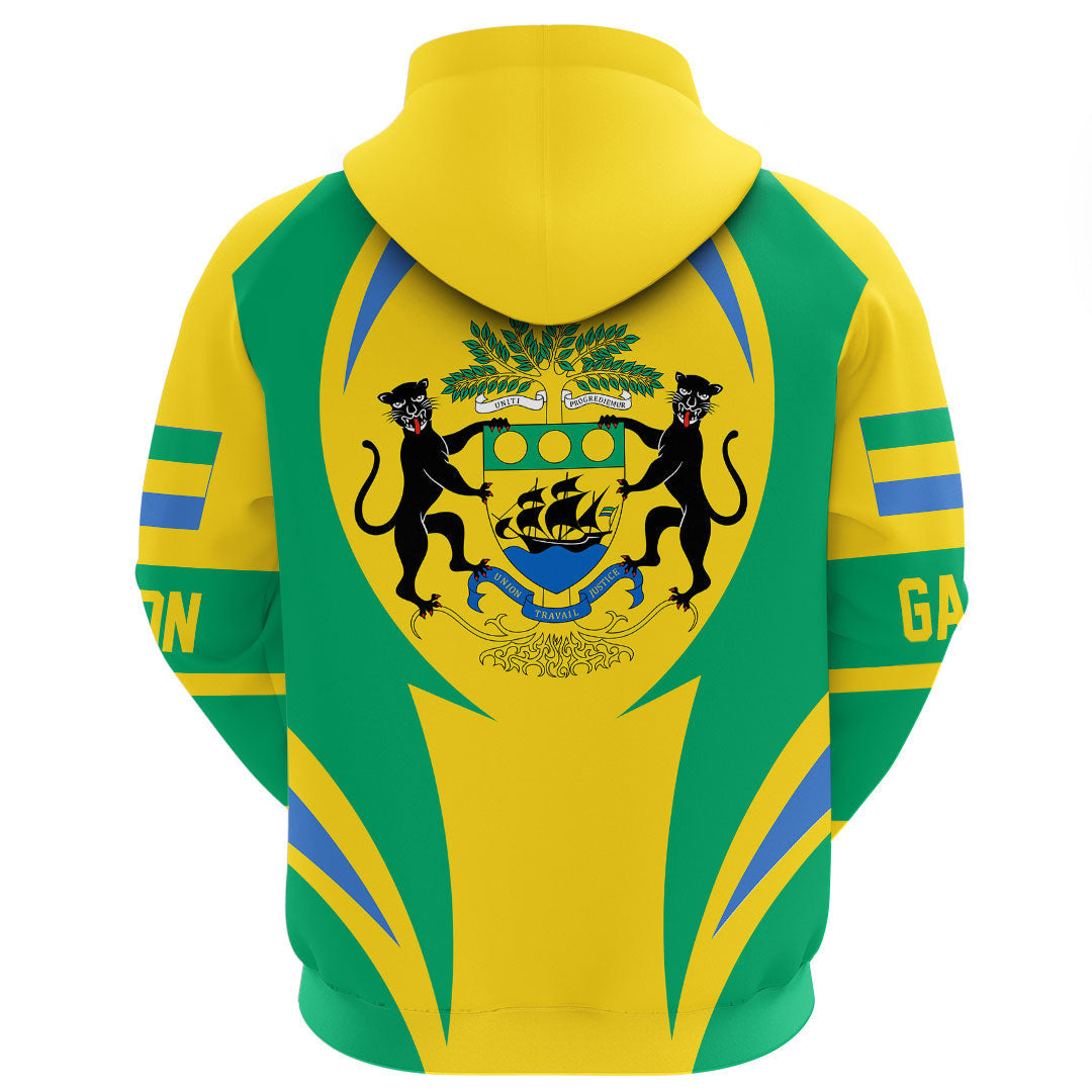 Gabon Hoodie Action Flag RLT7