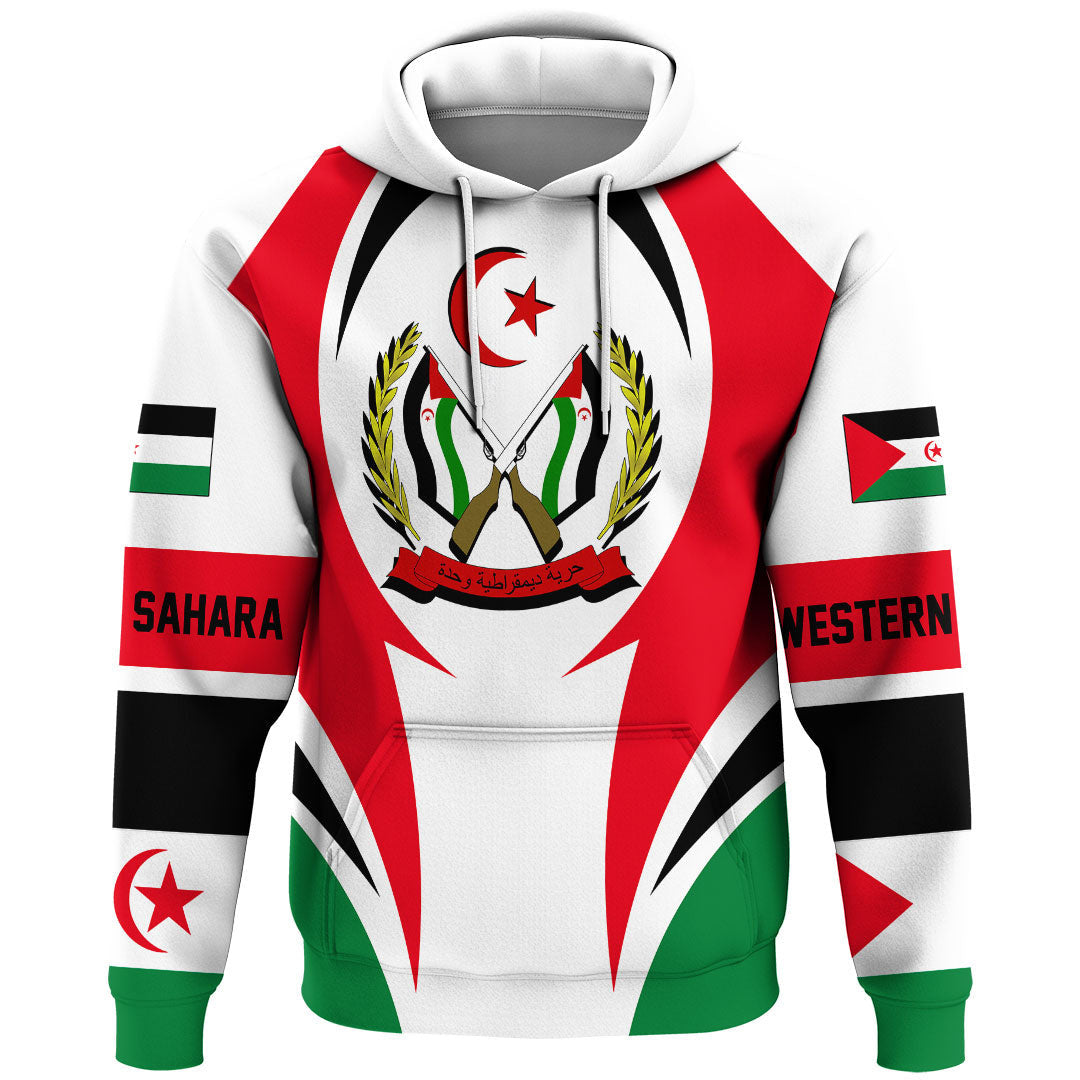 Western Sahara Hoodie Action Flag RLT7