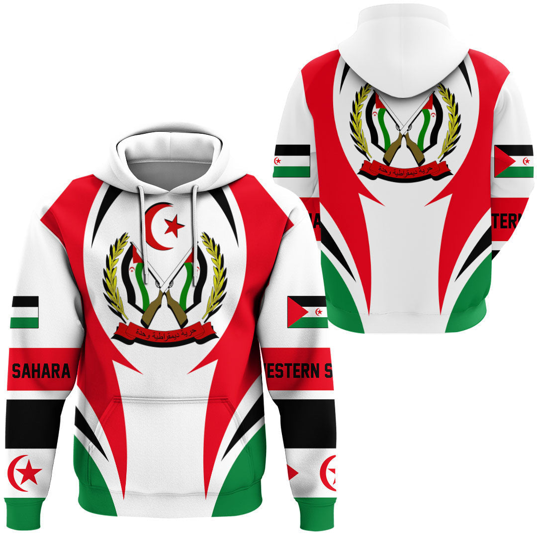 Western Sahara Hoodie Action Flag RLT7