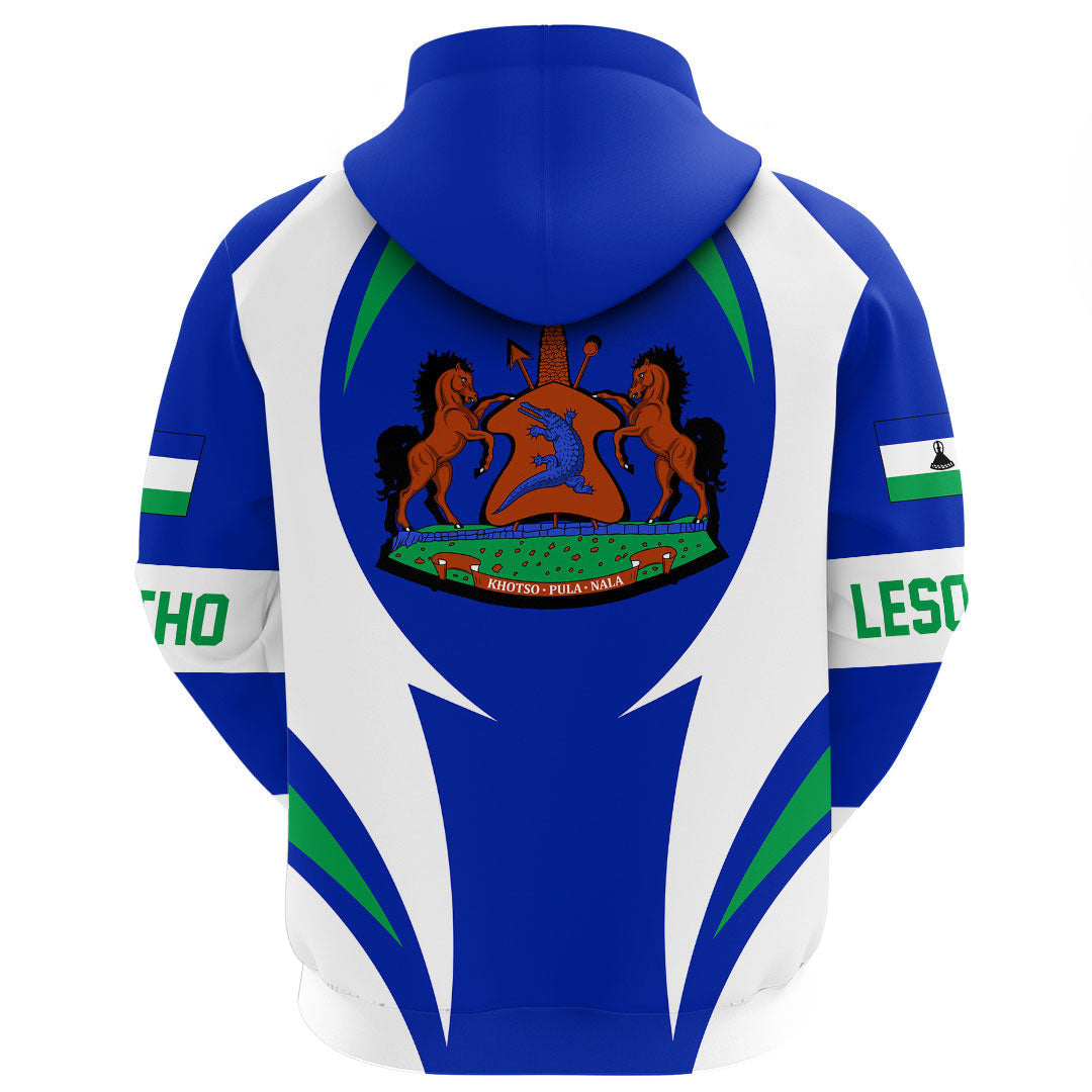 Lesotho Hoodie Action Flag RLT7