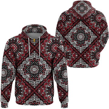 Paisley Bandana Hoodie Pattern Seamless Ver.222 RLT13