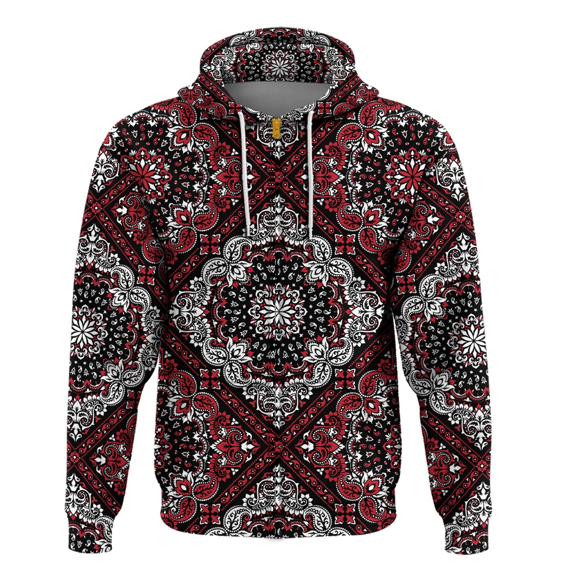 Paisley Bandana Hoodie Pattern Seamless Ver.222 RLT13