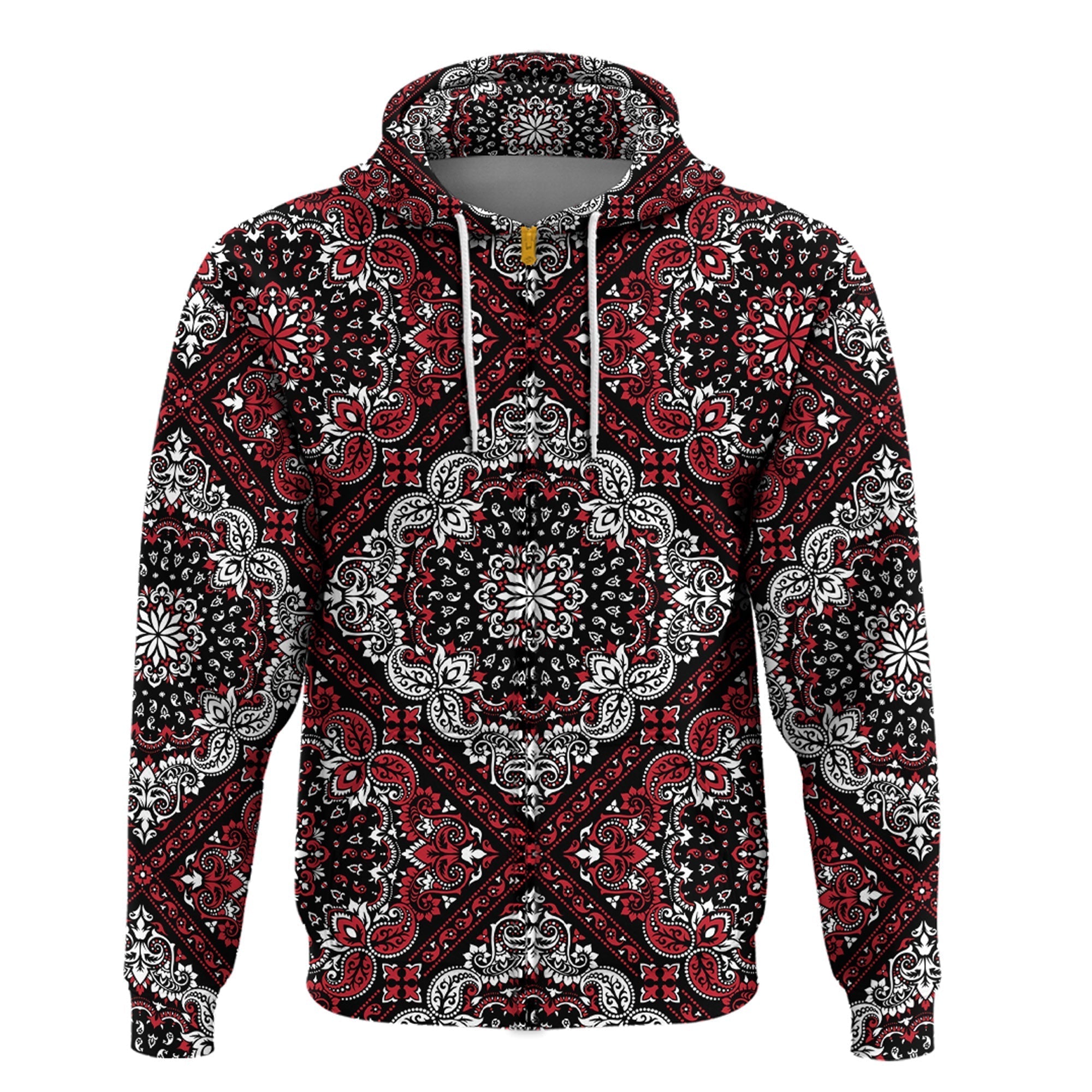 Paisley Bandana Hoodie Pattern Seamless Ver.222 RLT13
