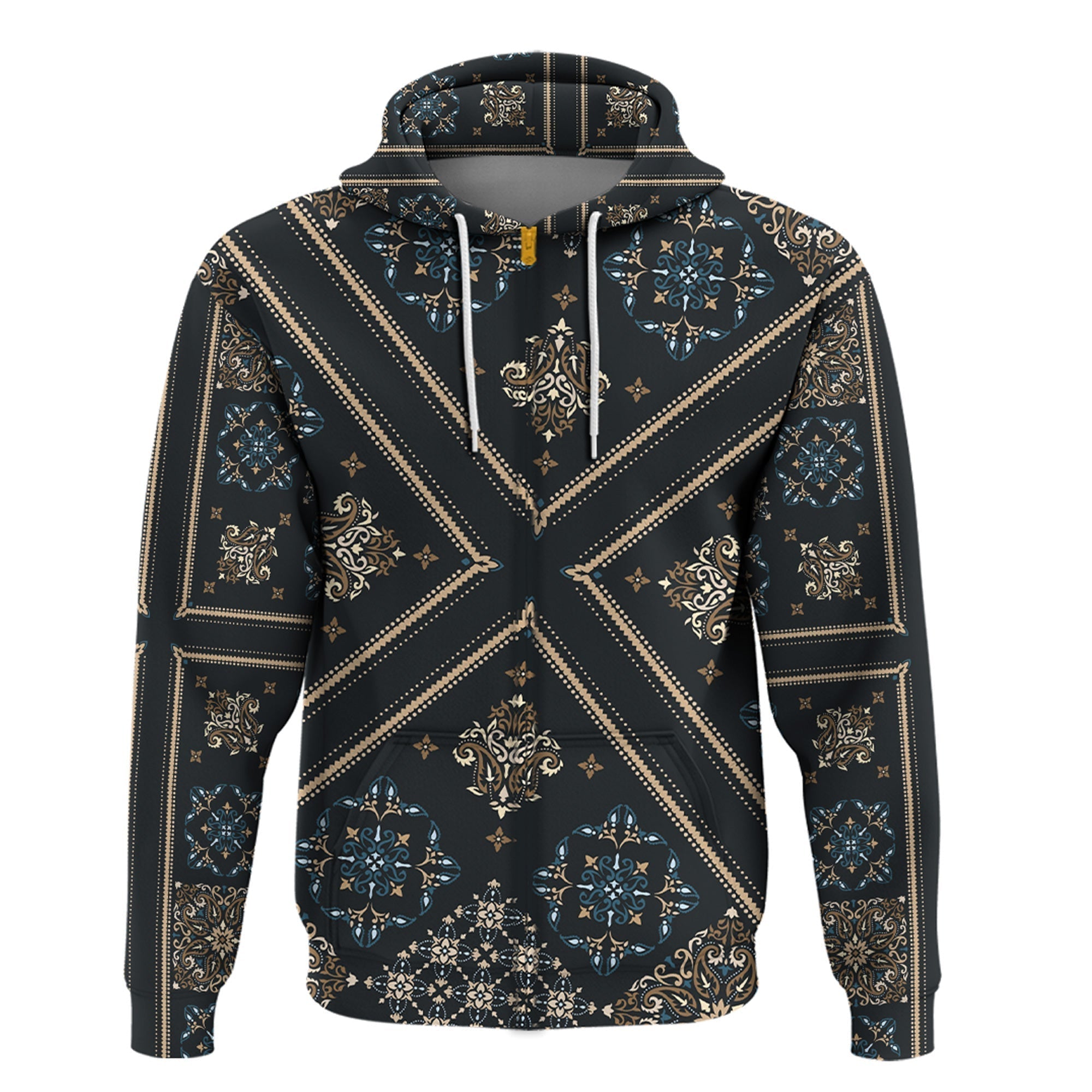 Paisley Bandana Hoodie Pattern Seamless Ver.218 RLT13