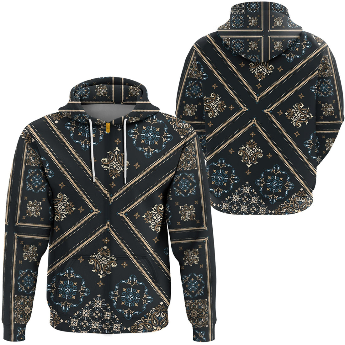 Paisley Bandana Hoodie Pattern Seamless Ver.218 RLT13