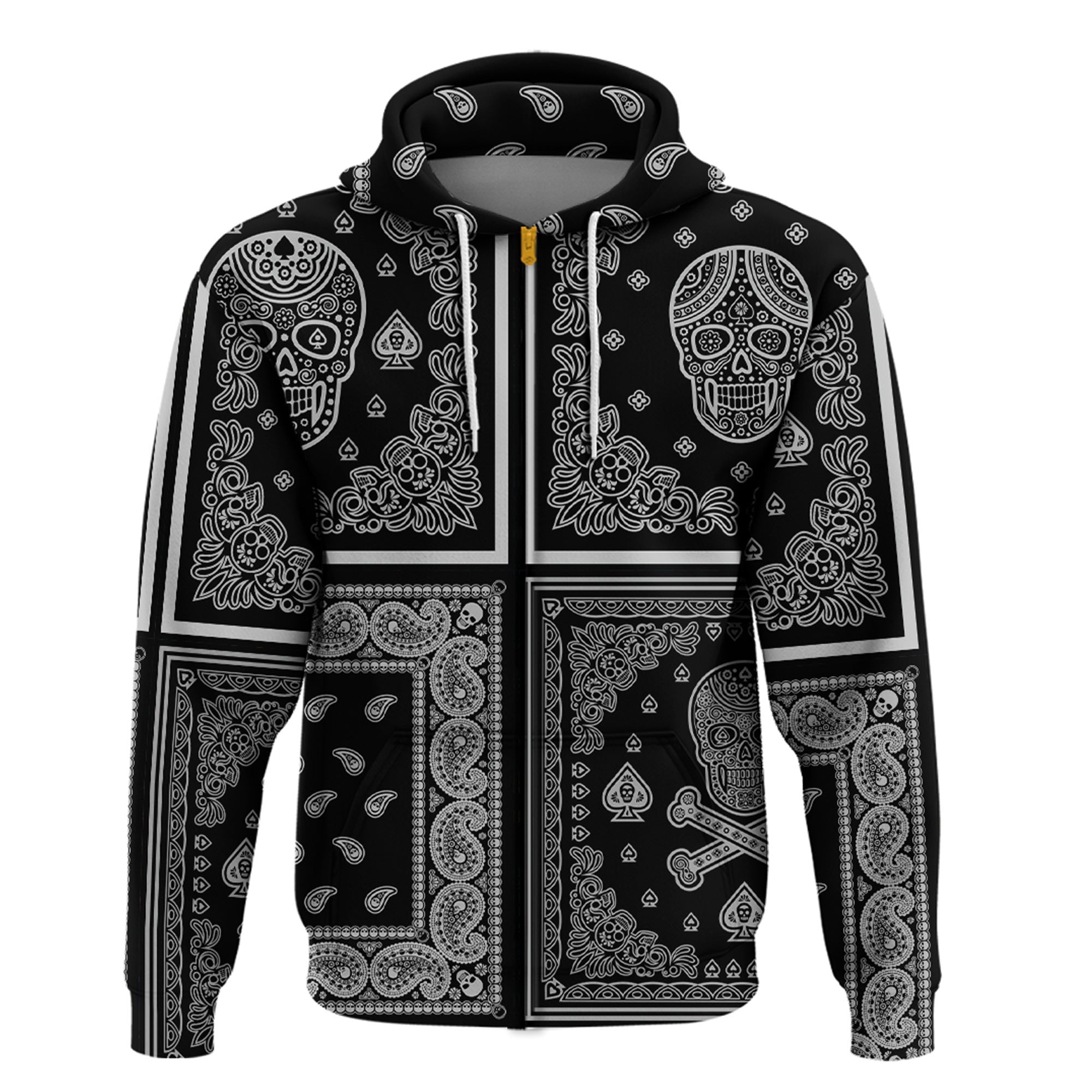 Paisley Bandana Hoodie Pattern Seamless Ver.214 RLT13