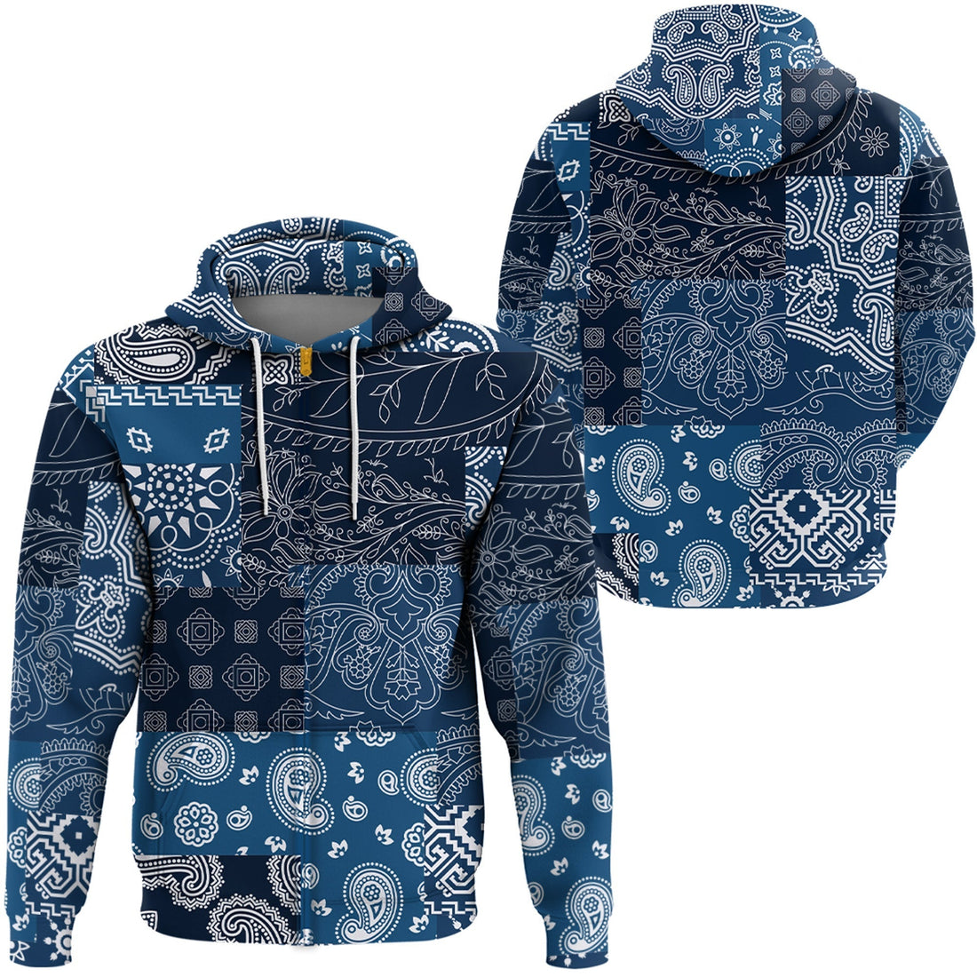 Paisley Bandana Hoodie Pattern Seamless Ver.205 RLT13