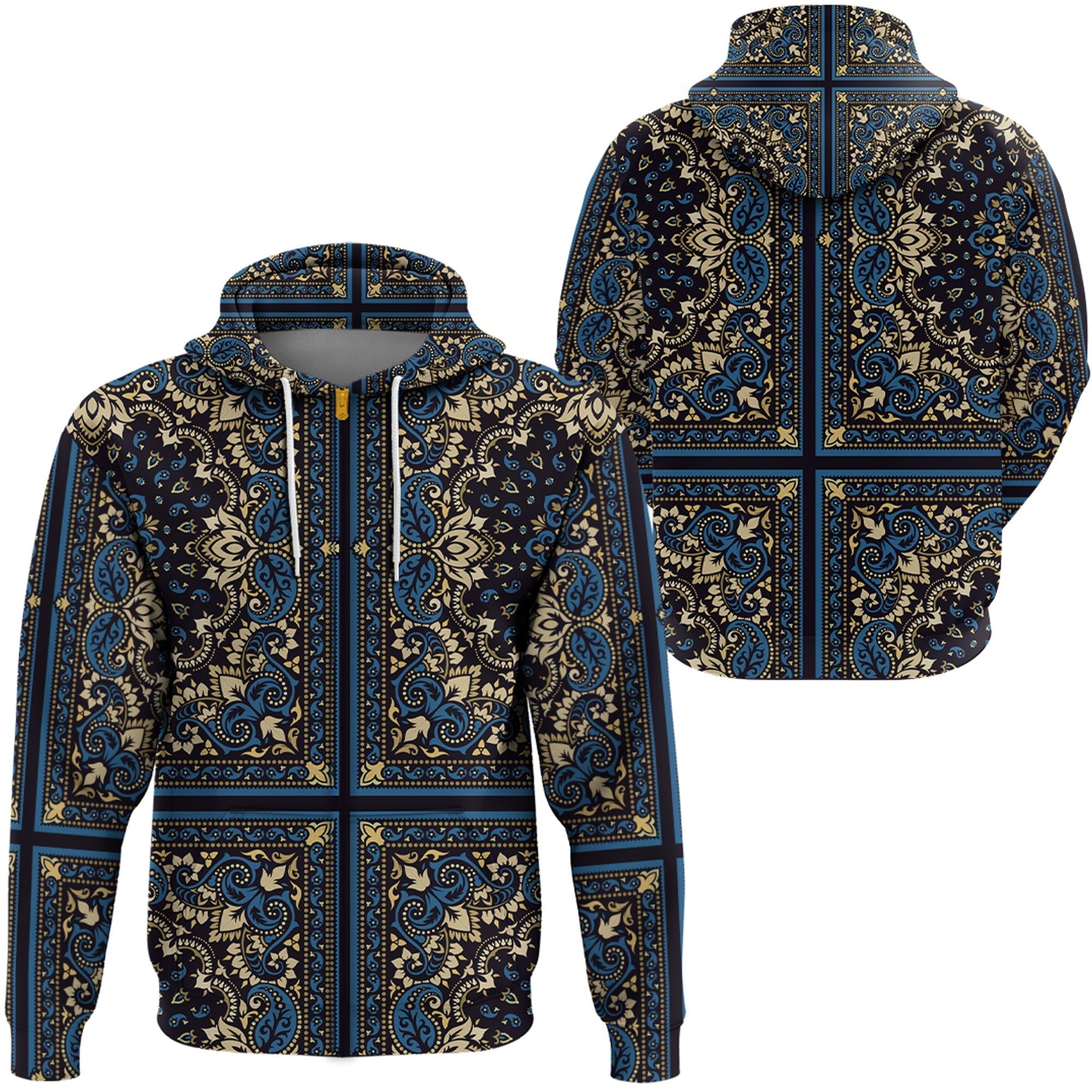 Paisley Bandana Hoodie Pattern Seamless Ver.200 RLT13