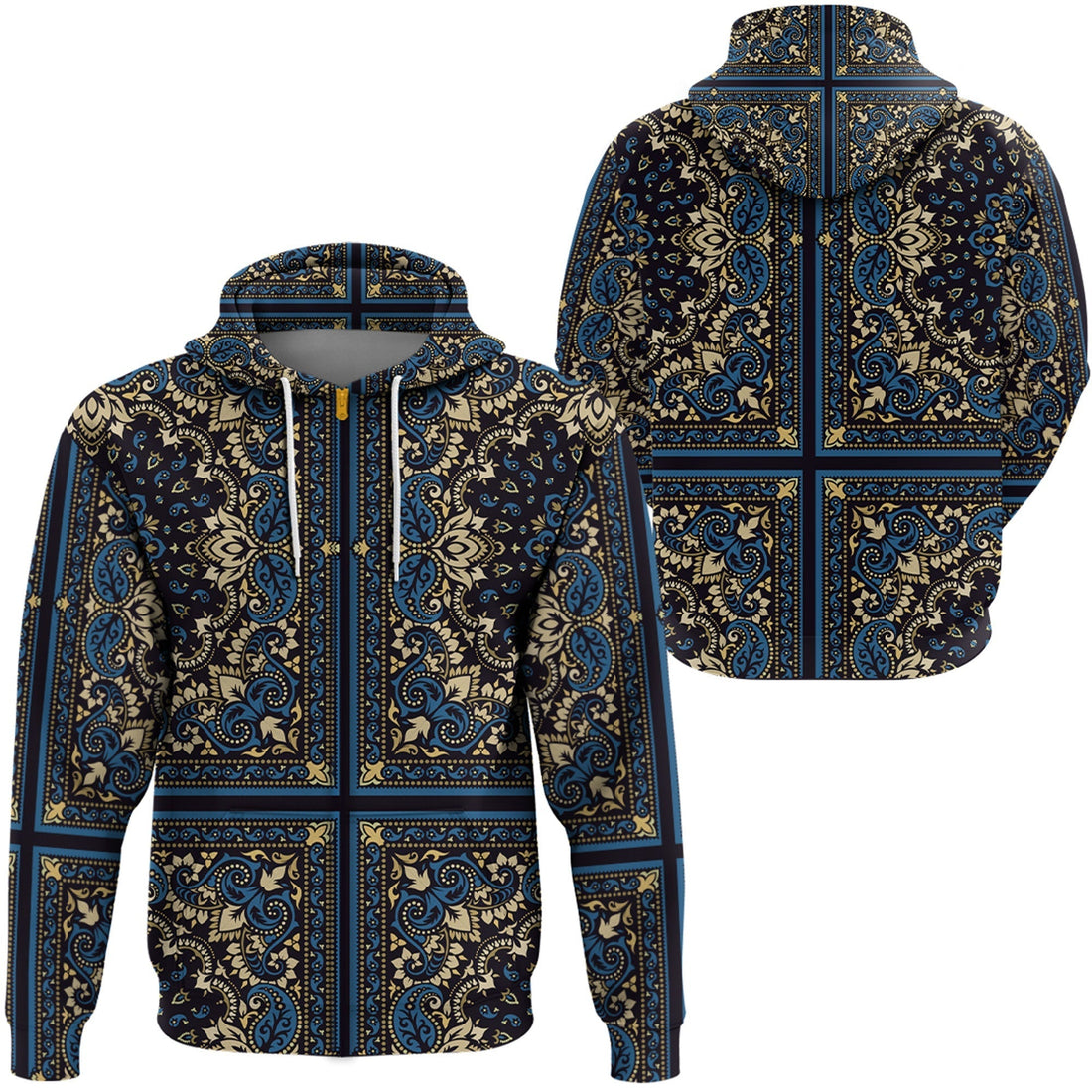 Paisley Bandana Hoodie Pattern Seamless Ver.200 RLT13