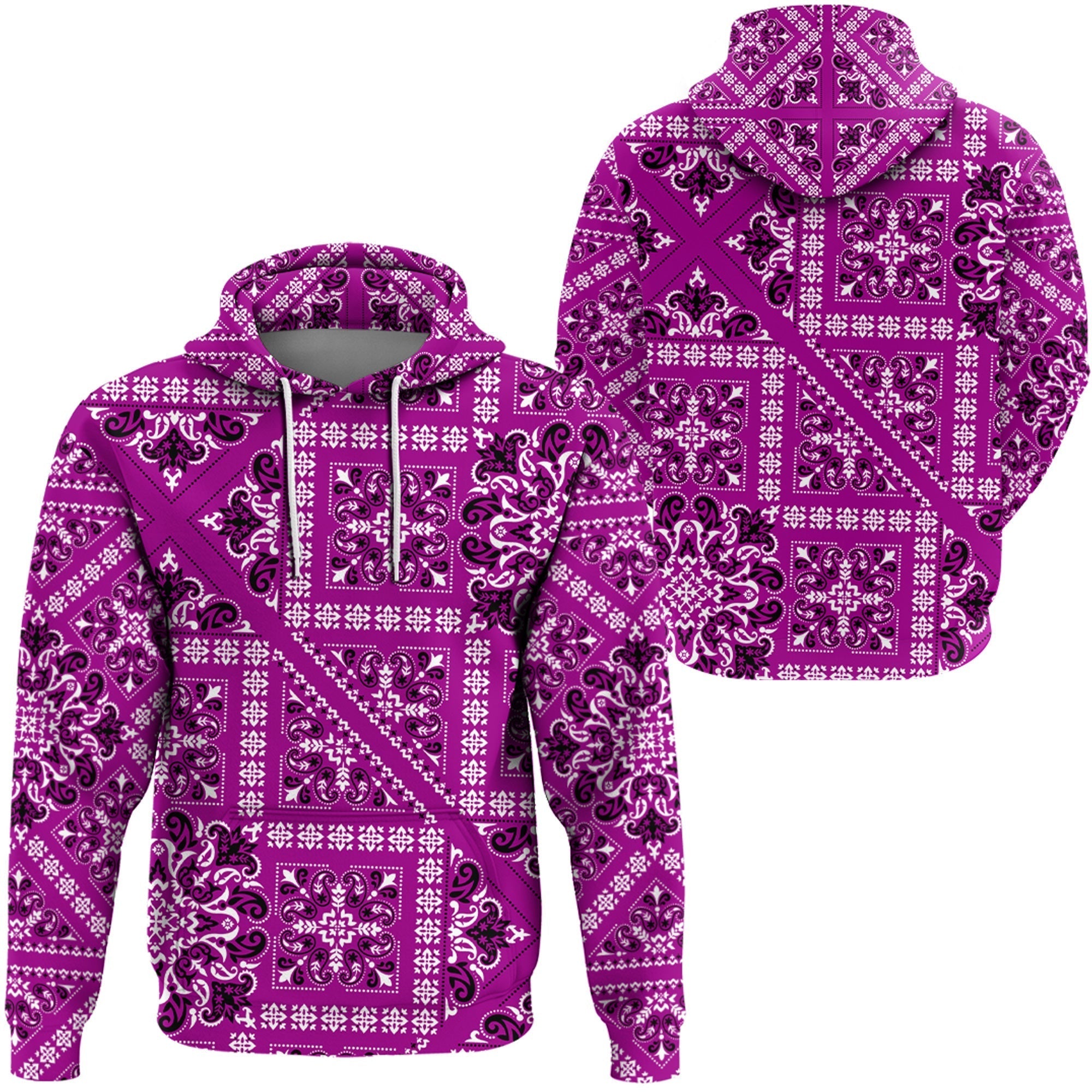 Paisley Bandana Hoodie Pattern Seamless Ver.217 RLT13