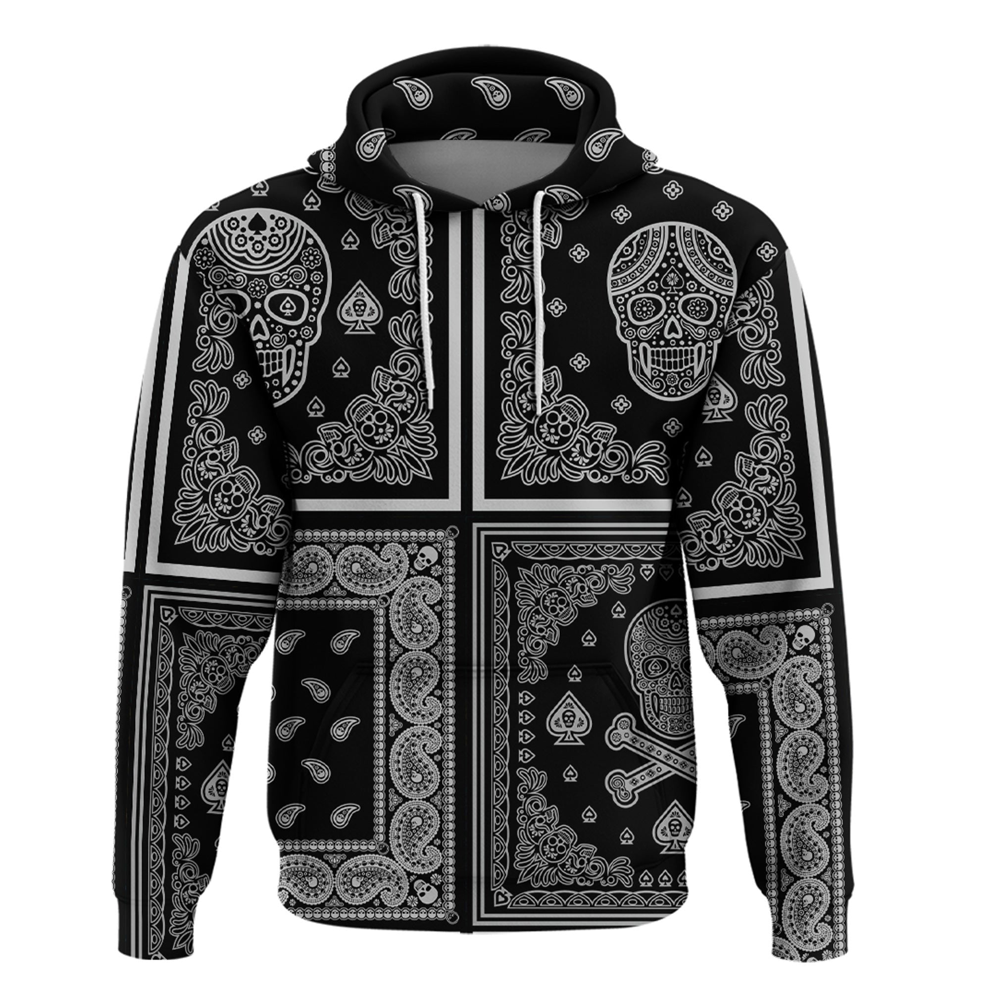 Paisley Bandana Hoodie Pattern Seamless Ver.214 RLT13