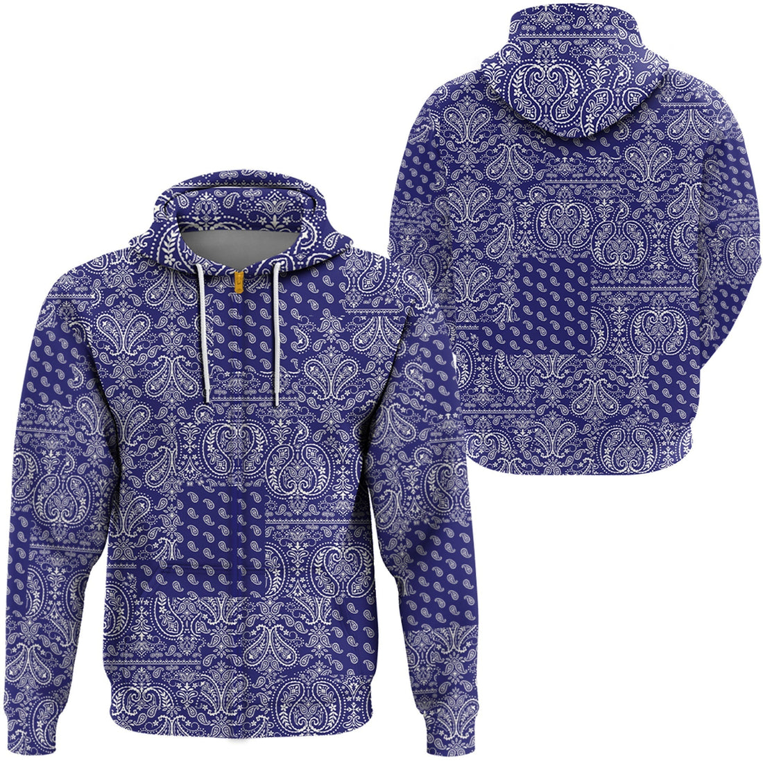 Paisley Bandana Hoodie Pattern Seamless Ver.207 RLT13