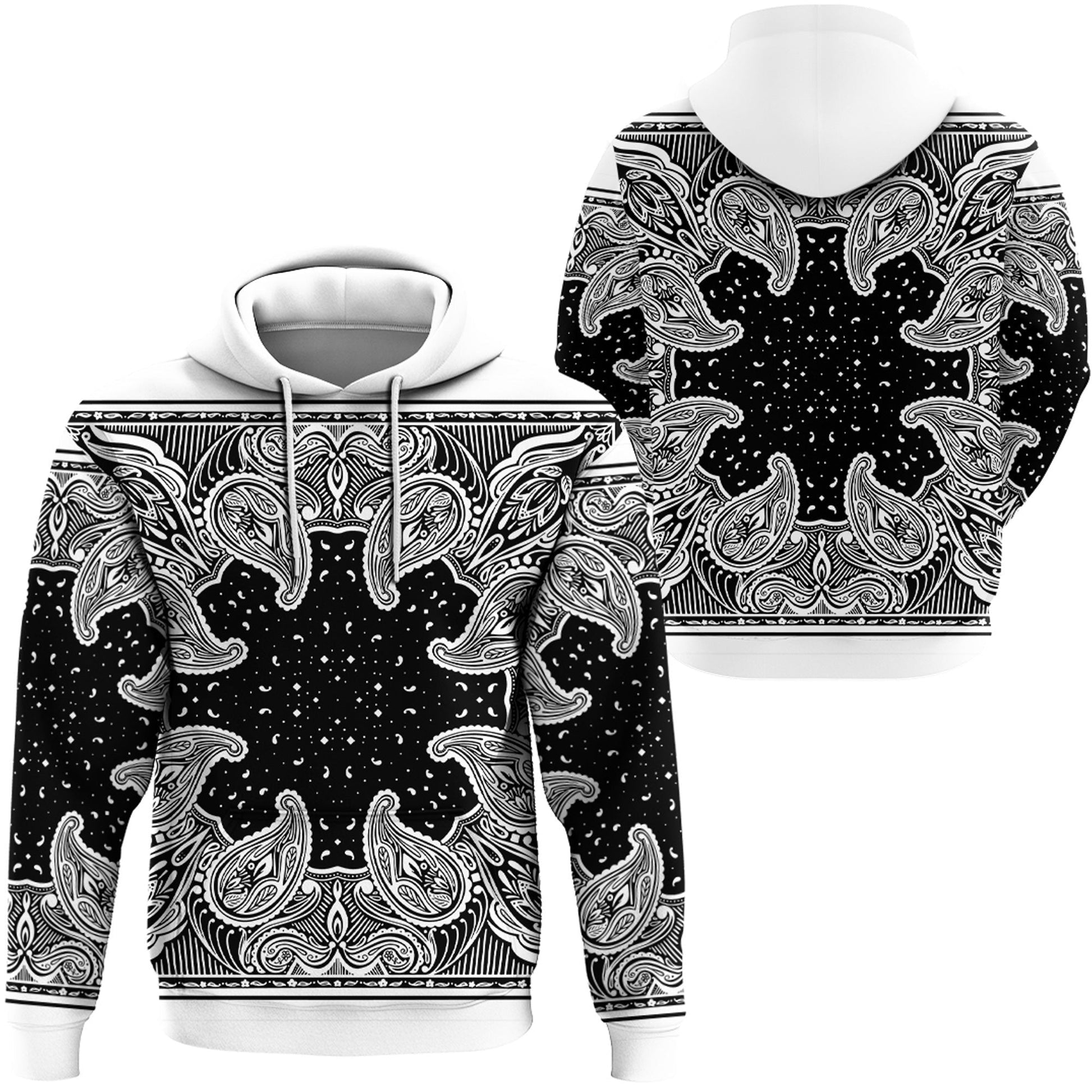 Paisley Bandana Hoodie Pattern Seamless Ver.212 RLT13
