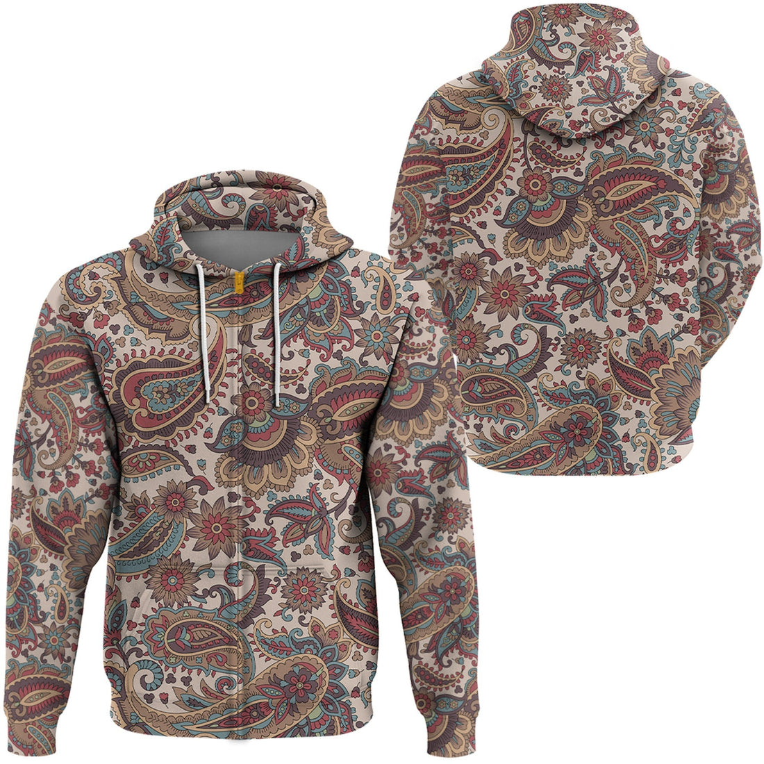 Paisley Bandana Hoodie Pattern Seamless Ver.202 RLT13