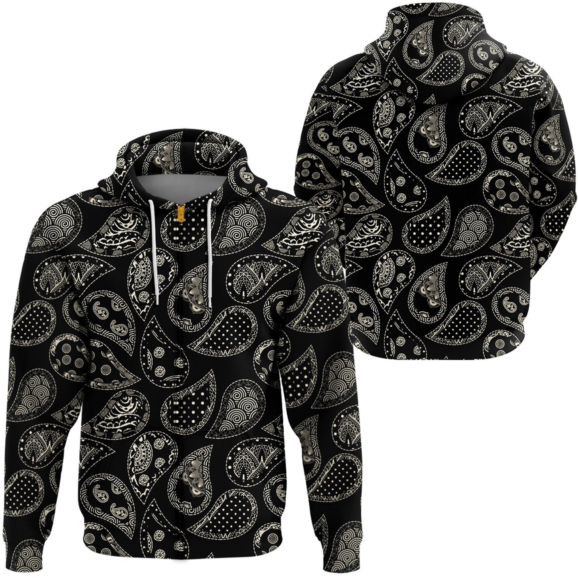 Paisley Bandana Hoodie Pattern Seamless Ver.216 RLT13