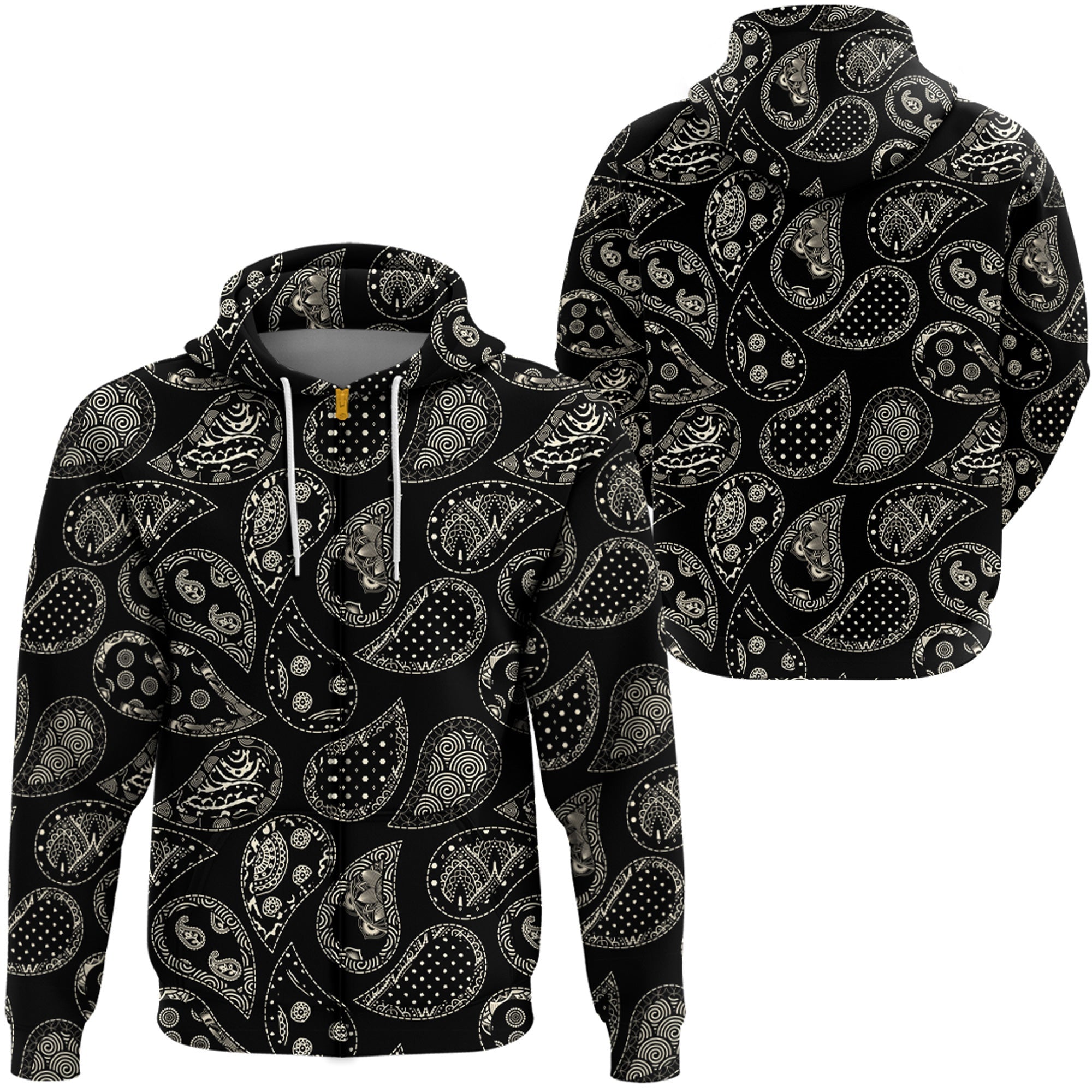 Paisley Bandana Hoodie Pattern Seamless Ver.216 RLT13