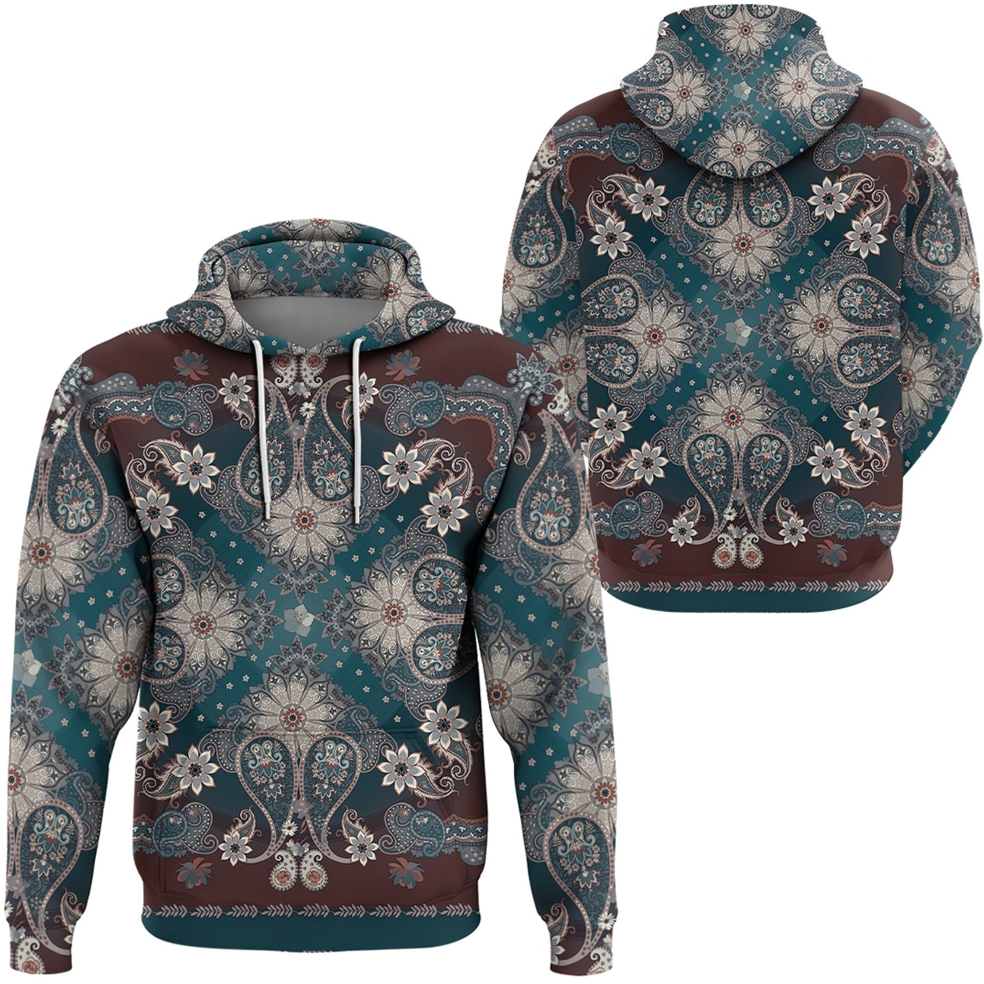 Paisley Bandana Hoodie Pattern Seamless Ver.223 RLT13