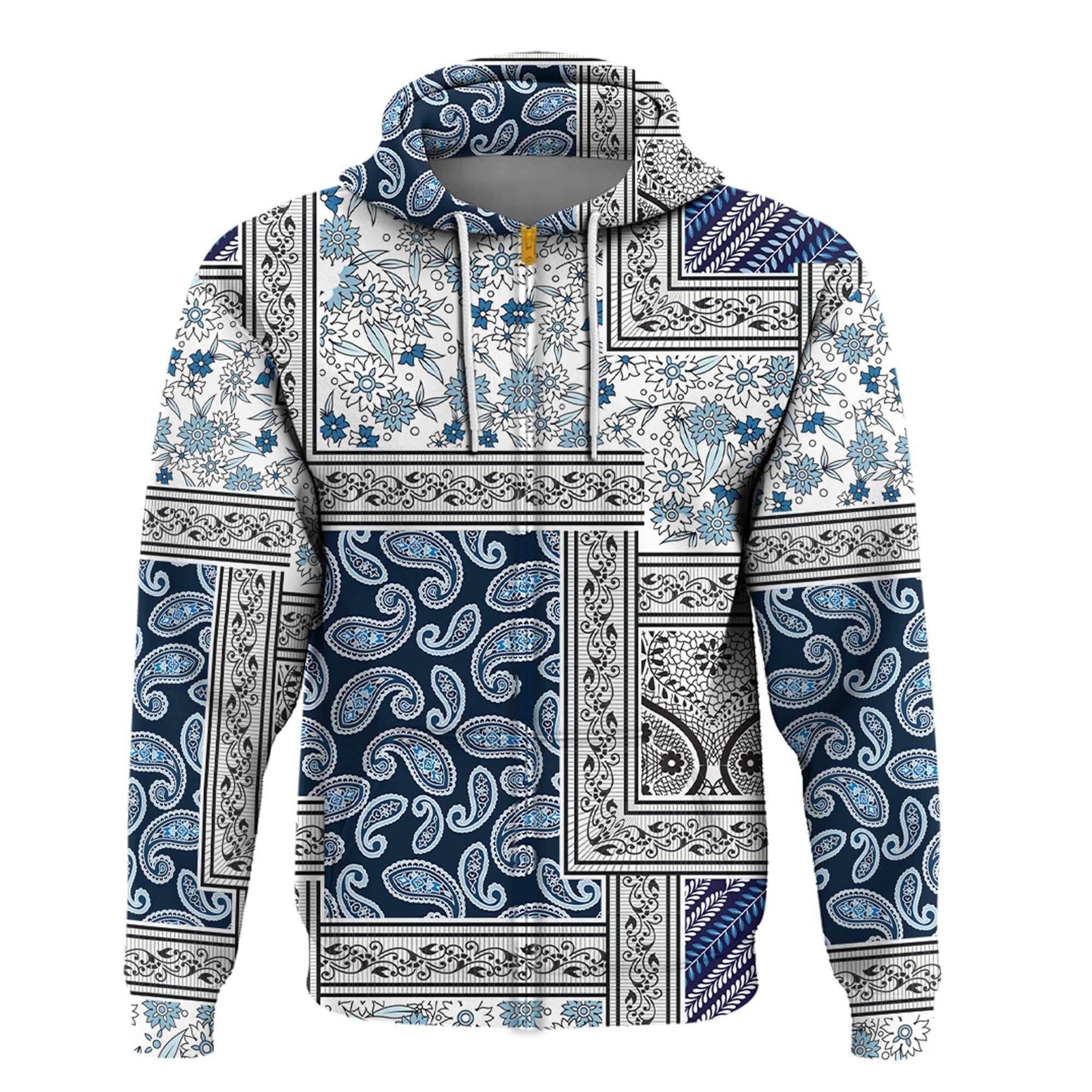 Paisley Bandana Hoodie Pattern Seamless Ver.213 RLT13